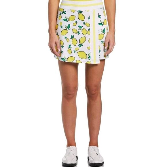 PGA Tour Lemon Print on White Wrap Style Golf Skort Women, Tennis | XL | NWT - Picture 1 of 12